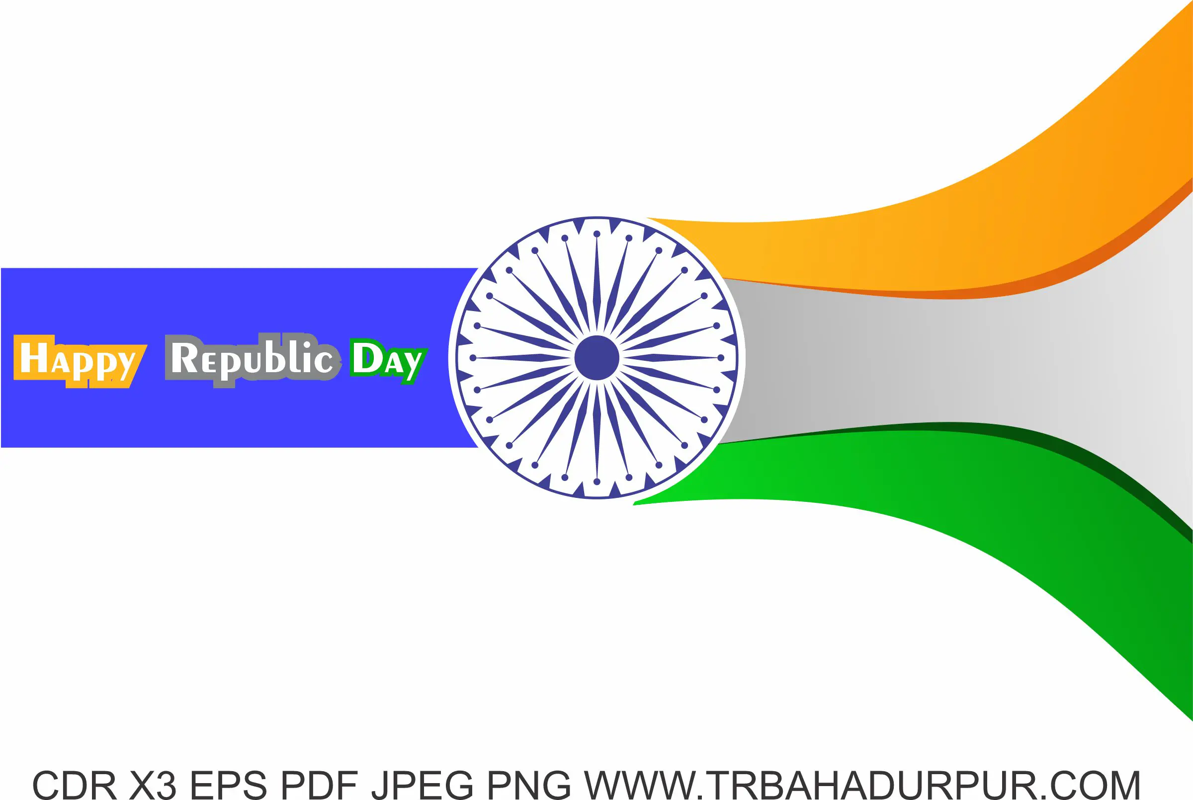 happy republic day design free download