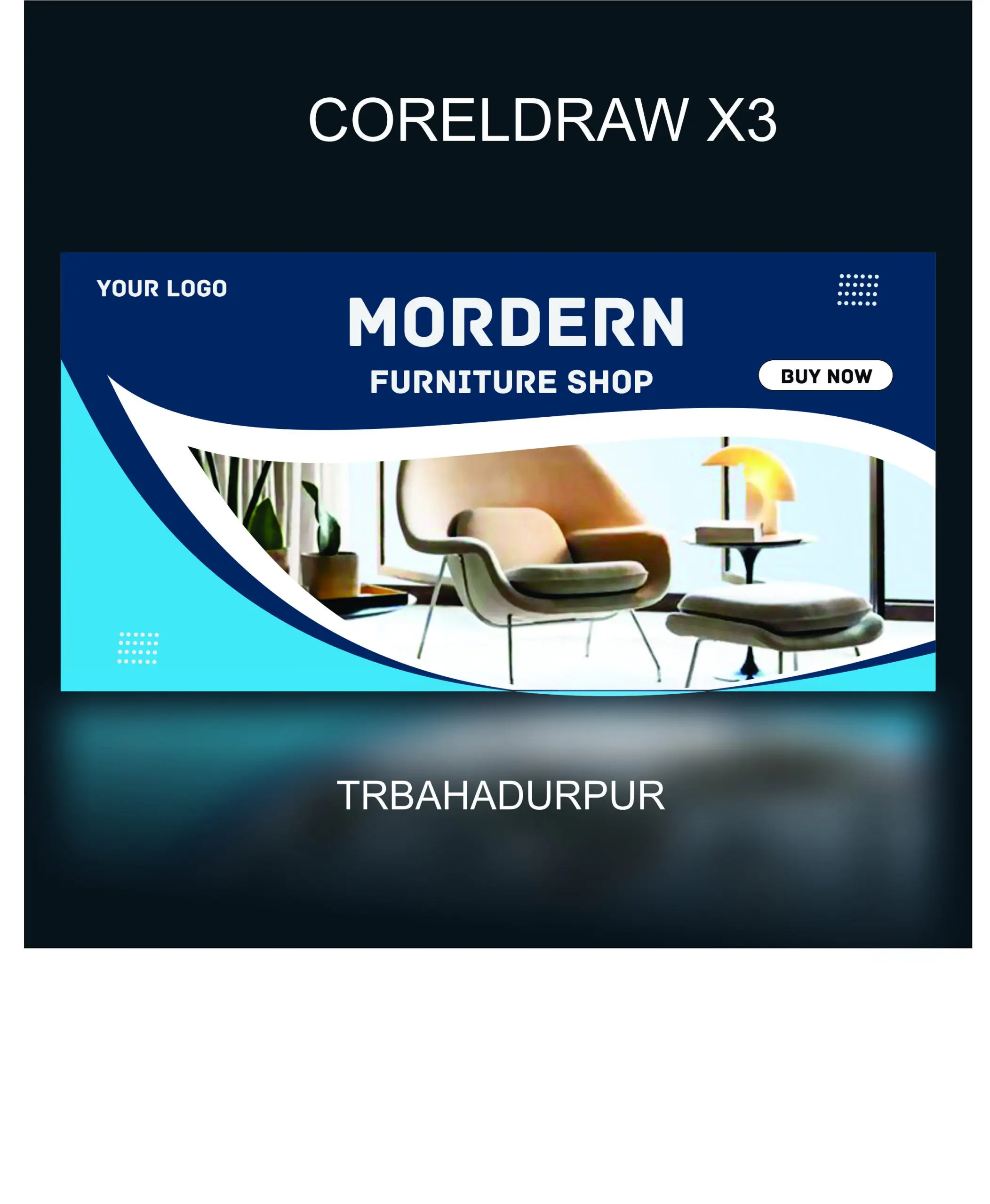 furniture banner templet design