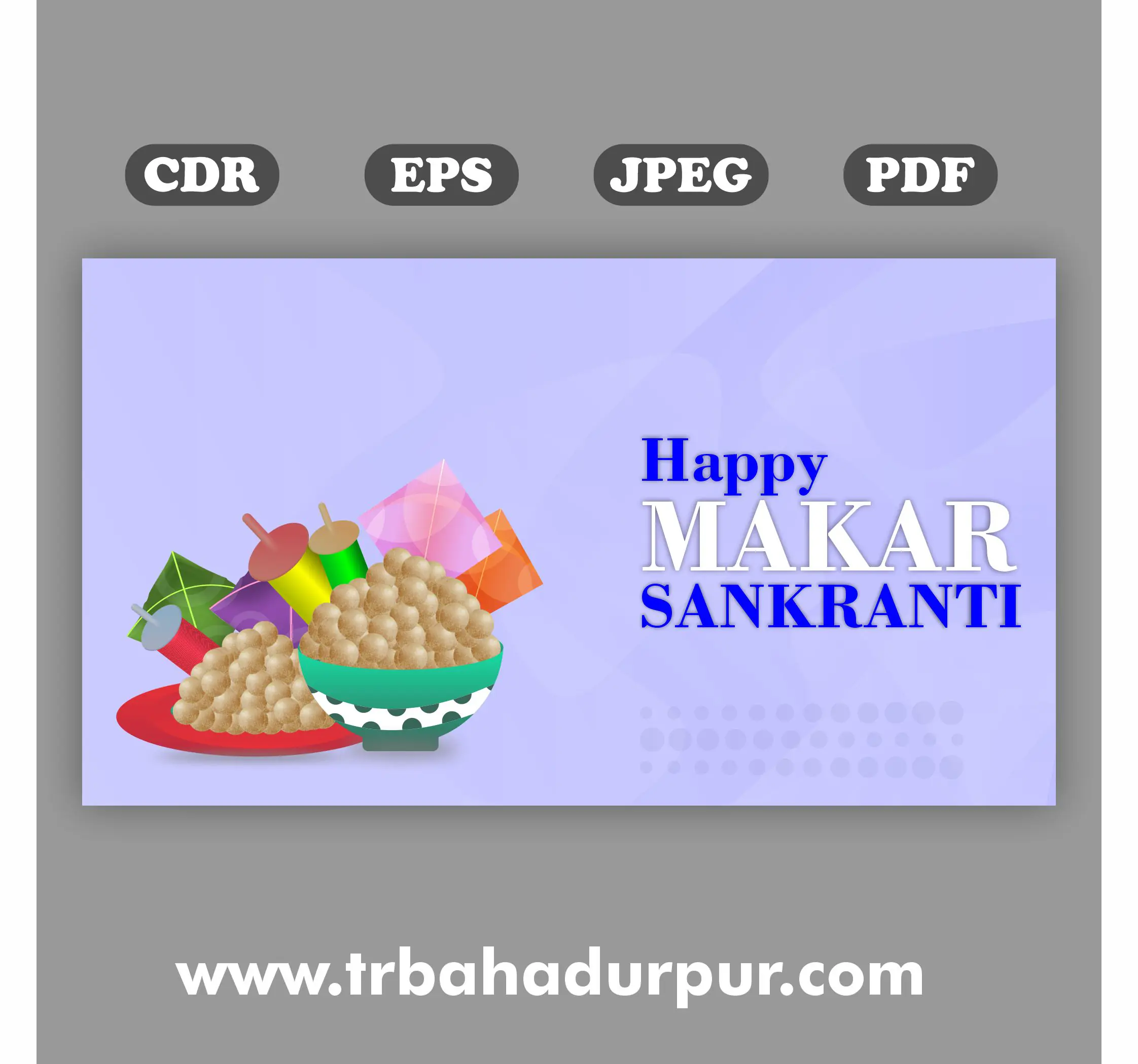 makar sankranti 2022 design image cdr