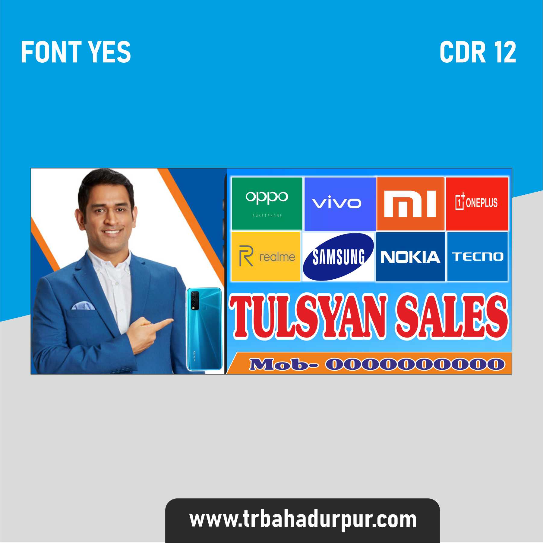 Mobile Shop Flex Designe