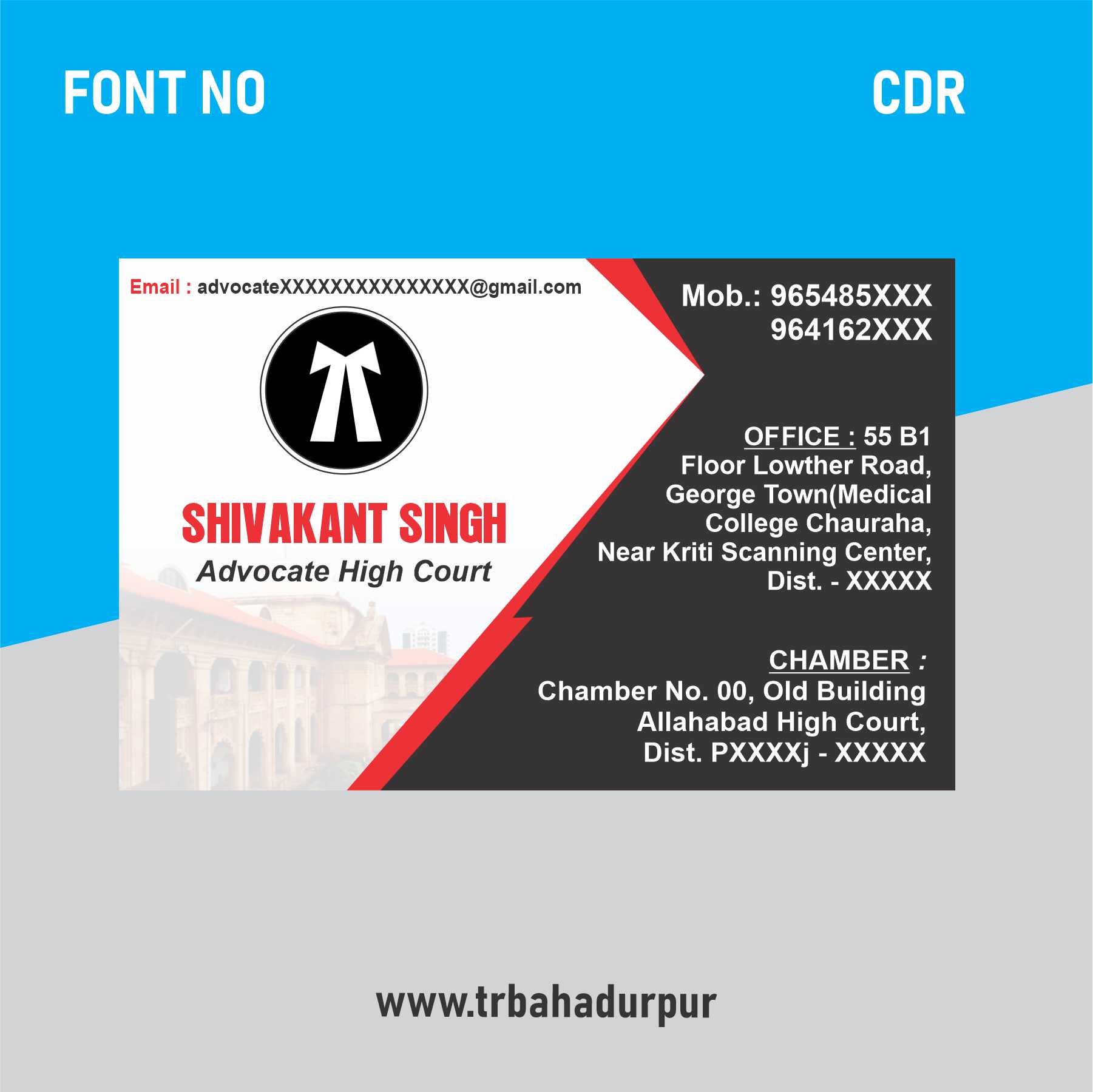 Advocate Visiting Card