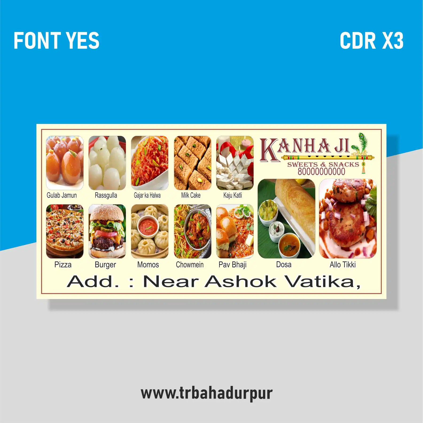 restaurents flex banner