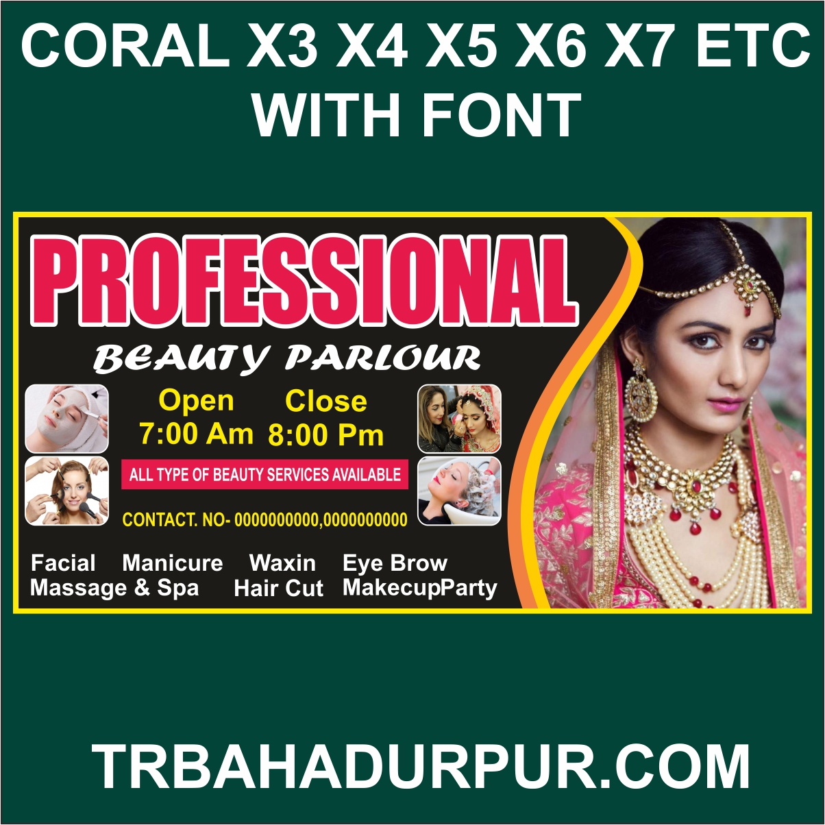 Beauty parloure banner