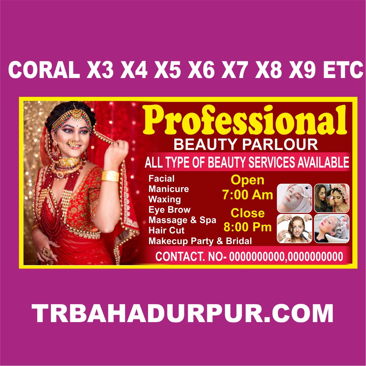 beauty parloure banner