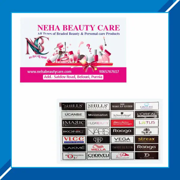 Premium Beauty Care Visiting Card Cdr