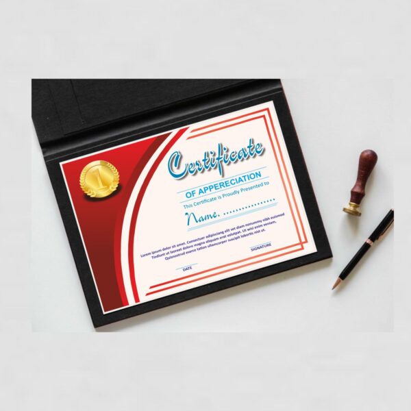 School Certificate Design