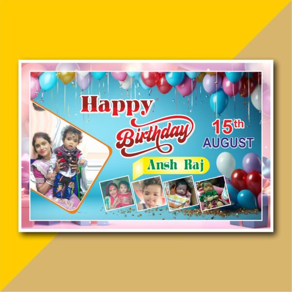 Birthday Flex Design Cdr File