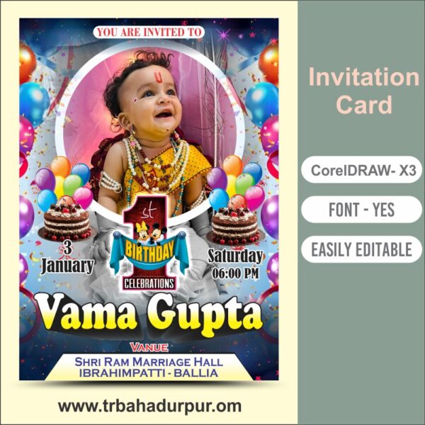 new Birthday Invitation Card