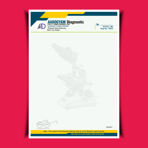 Pathology Lab Report Paid Design