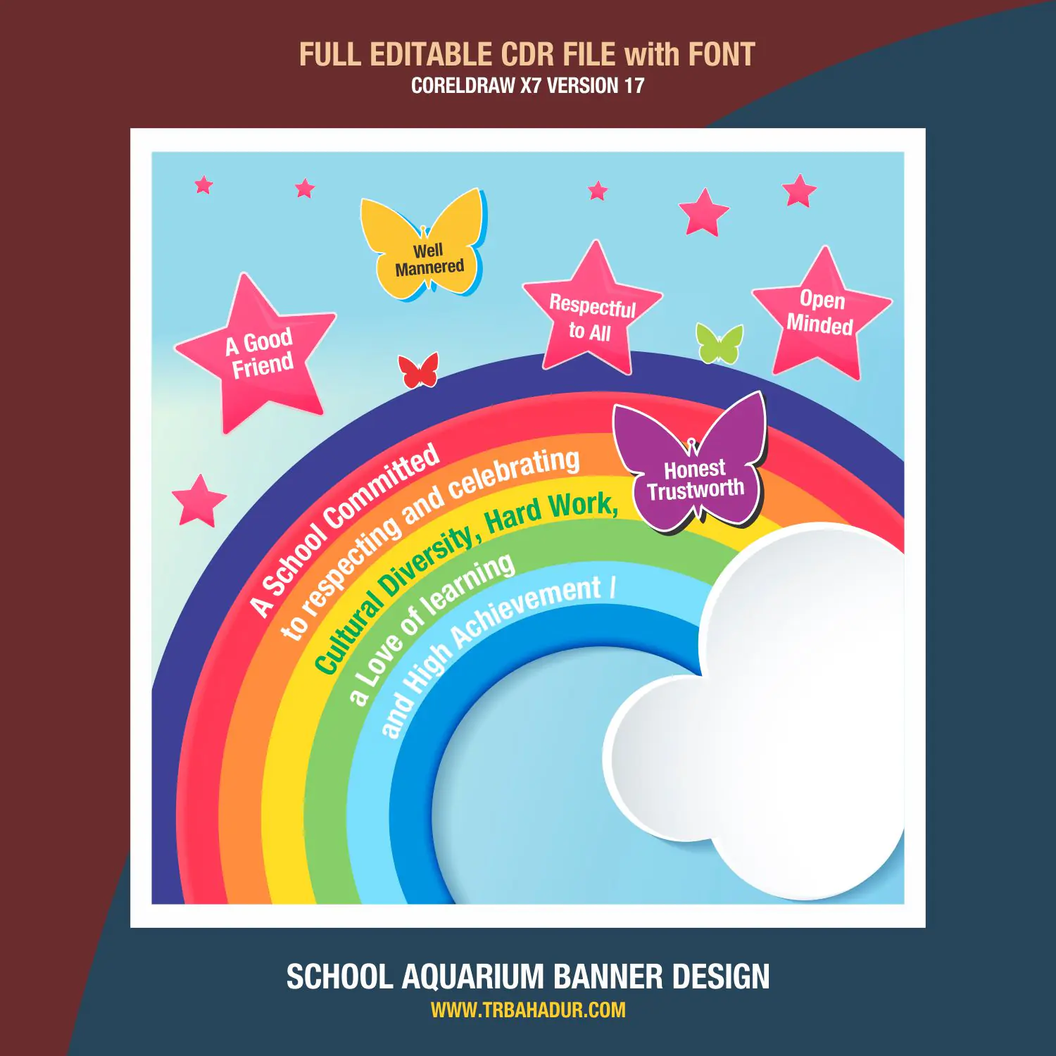 Aquariam Banner Design For School