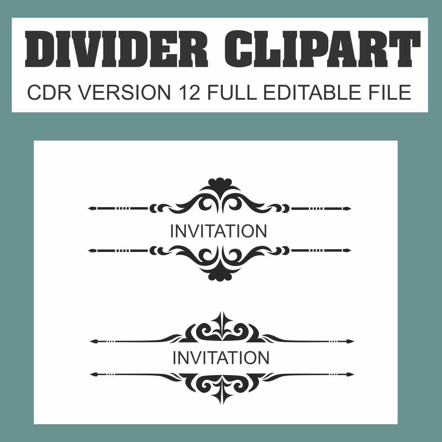 Divider clipart