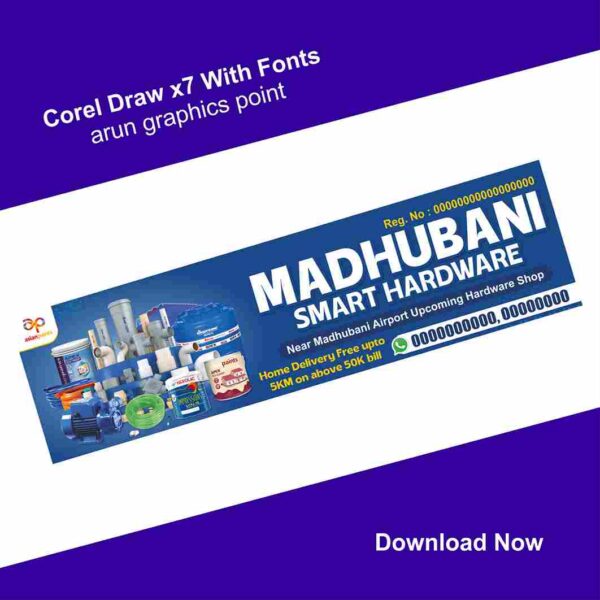 Hardware Shop Banner Design