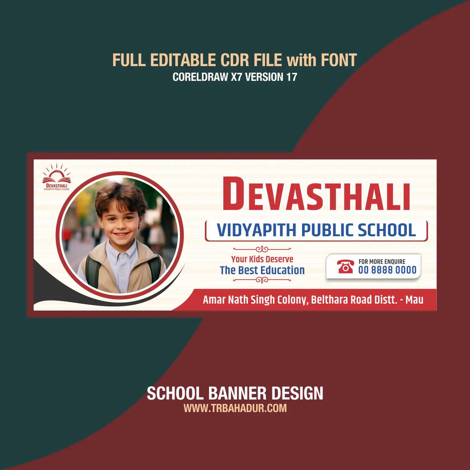 School Banner Design