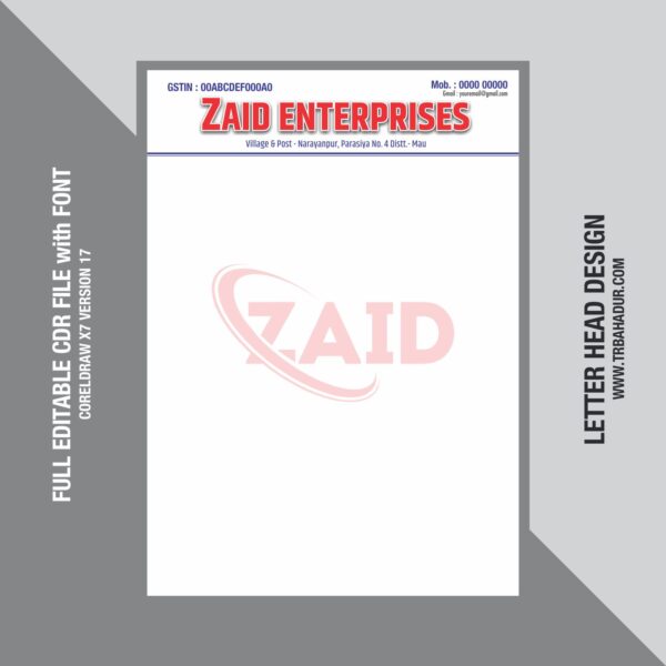 Letter head Design | Letter Pad Design | Enterprises Letter Head