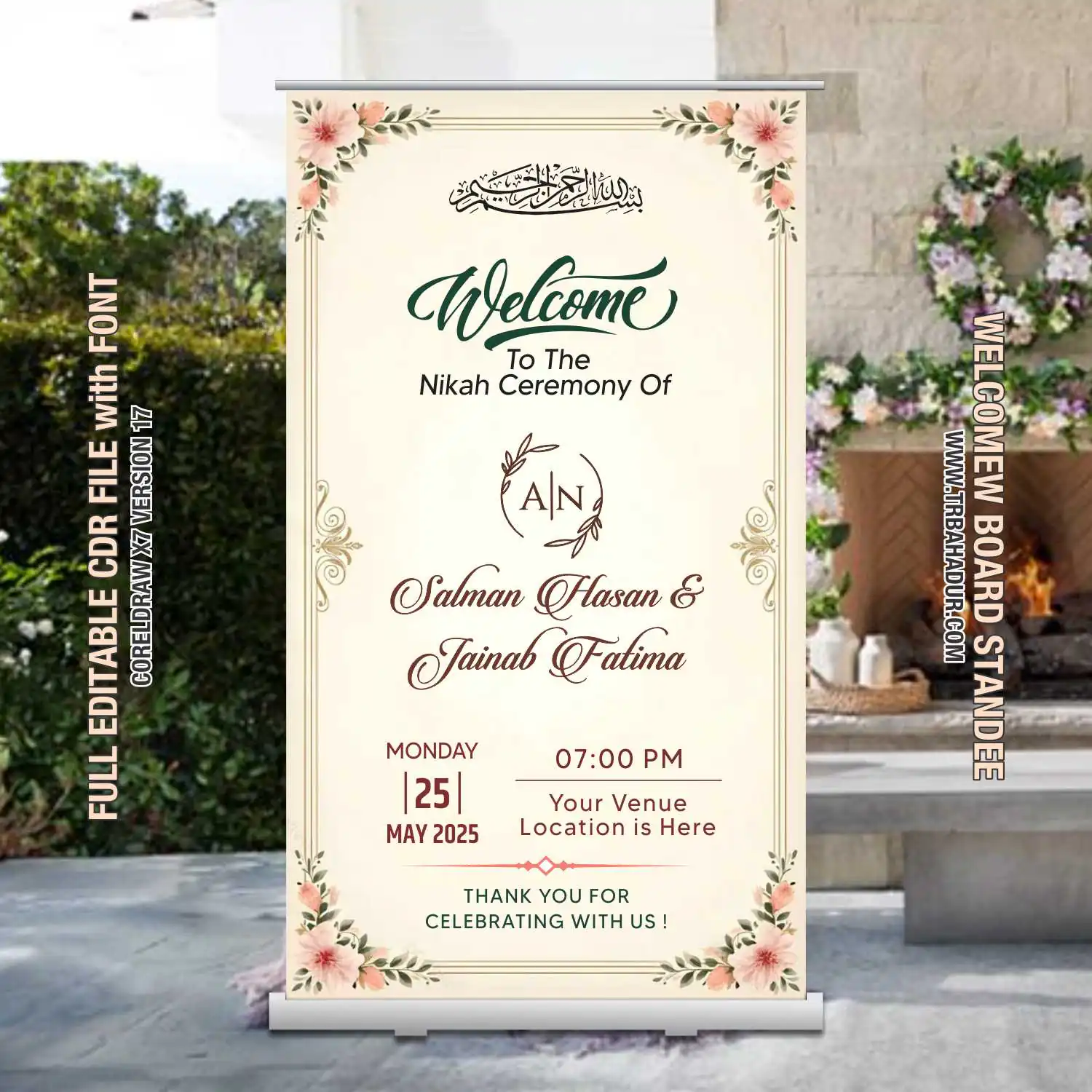 Wedding Standee banner design