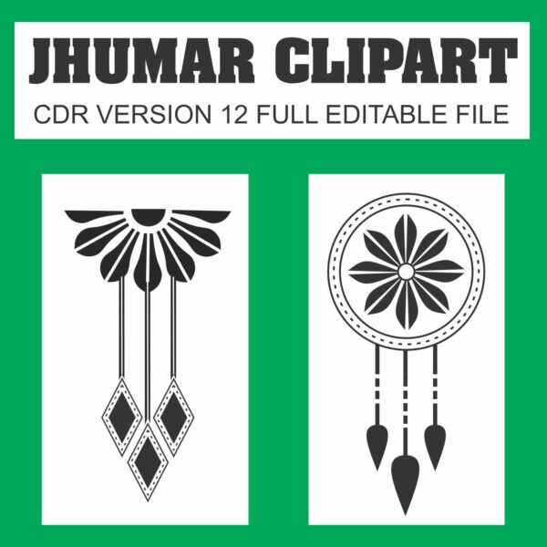 Wedding jhumar clipart