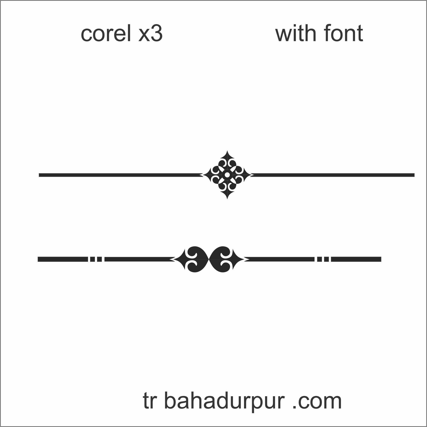 vintage border vector