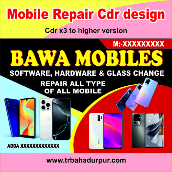 Latest Mobile Repair Cdr design